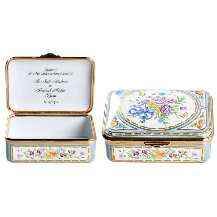 Marshall Enamels Boxes The Pavlovsk Palace - With Box