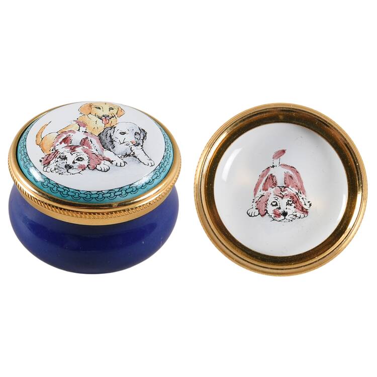 Marshall Enamels Boxes Puppies - No Box