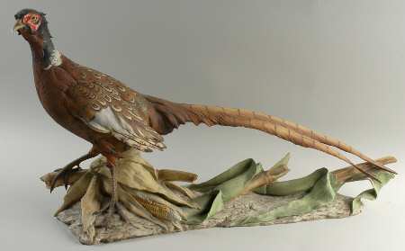 Tay Figurine Ringed-Neck Pheasant-26 1/2" Long - No Box