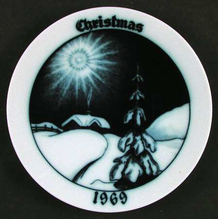 Christmas Plate Homestead - No Box