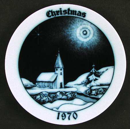 Christmas Plate Church - No Box