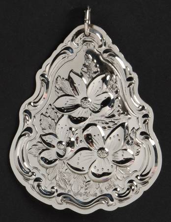 Flowers of Christmas Medallion by Towle Silver