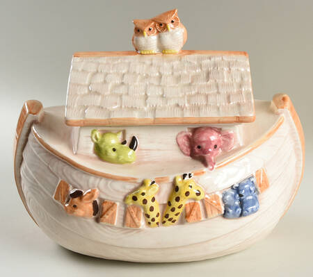 Treasure Craft Cookie Jar Noahs Ark - Boxed