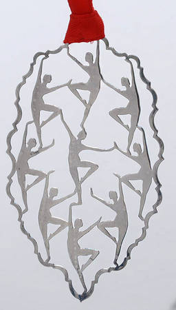 Twelve Days of Christmas-Pierced Nine Ladies Dancing - Boxed