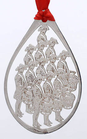 Twelve Days of Christmas-Pierced Twelve Drummers Drumming - No Box