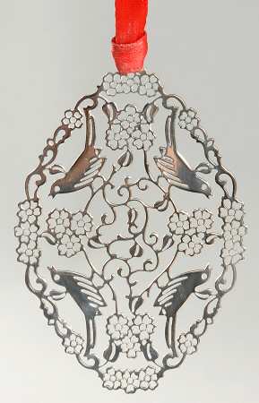 Twelve Days of Christmas-Pierced Four Mockingbirds - No Box