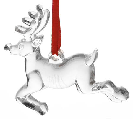 Tiffany & Co Crystal Ornament Reindeer - Boxed