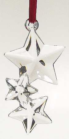 Tiffany & Co Crystal Ornament Stars - Boxed