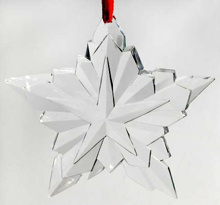 Tiffany & Co Crystal Ornament Christmas Star - No Box
