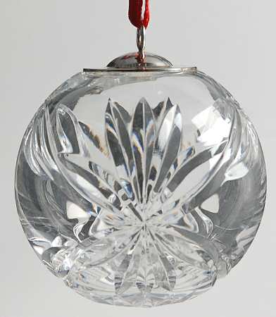 Tiffany & Co Crystal Ornament Christmas Ball - Boxed