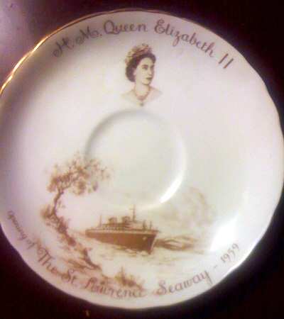 Tuscan Royalty Giftware Elizabeth Ii St Laurence Seaway Saucer - No Box