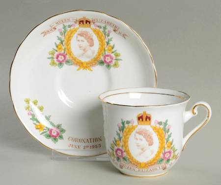 Tuscan Royalty Giftware Elizabeth Ii  Coronation Cup & Saucer - No Box
