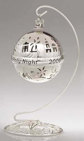 Annual Musical Ball Ornament Oh Holy Night-2006 - No Box