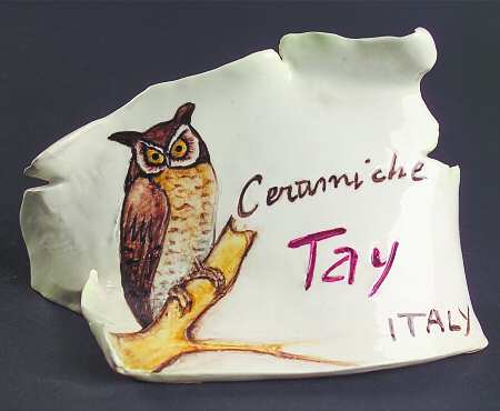 Advertising Signs Off White With Owl - Advertising Signs