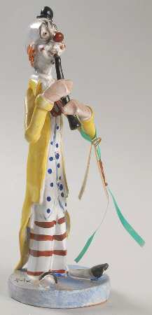 Poli Cesare Figurines Clown With Horn - No Box