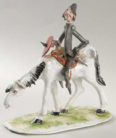 Poli Cesare Figurines Conquistador On A Horse - No Box