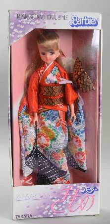 Japanese Traditional Style Barbie by Takara