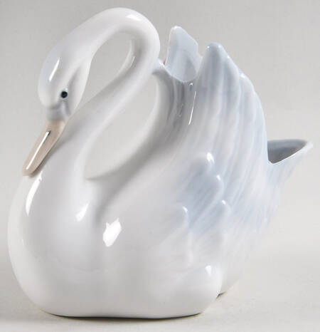 Tengra Figurines Swan Figural Vase - No Box