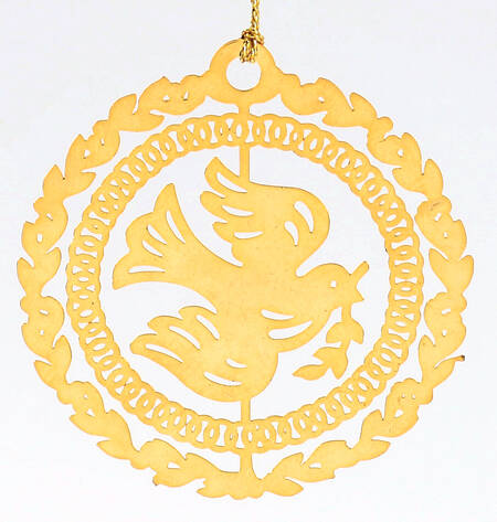 Gold Ornaments Dove - Boxed