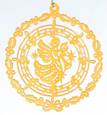 Gold Ornaments Angel - Boxed