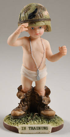 In Training By Fran Baggett Protector Of Freedom-Army, Boy - Boxed