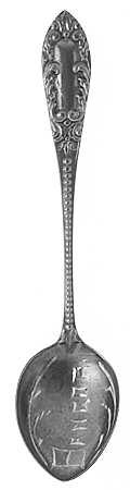 Maine Souvenir Spoon by Unknown Mfg Silver