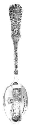 Florida Souvenir Spoon by Unknown Mfg Silver