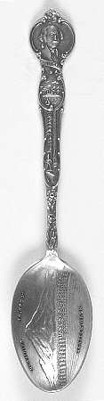 Souvenir Spoons Mt Rainer Washington - No Box by Joseph Mayer (USA)