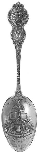 Missouri Souvenir Spoon St Louis Missouri Festival Hall - No Box