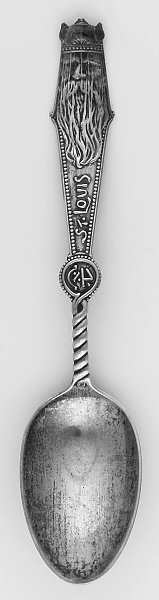 Missouri Souvenir Spoon St. Louis-Viking Head On Handle - No Box