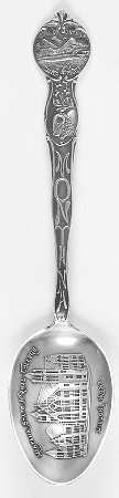 Montana Souvenir Spoon by Unknown Mfg Silver