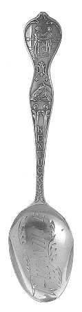 Kentucky Souvenir Spoon by Unknown Mfg Silver