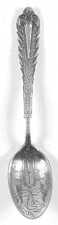 Various Sterling Souvenir Spoons Birth Record- Teaspoon  - No Box