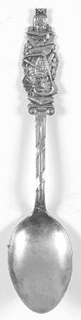Various Sterling Souvenir Spoons Knowledge-Teaspoon - No Box