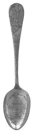 Various Sterling Souvenir Spoons Administration Bldng - No Box