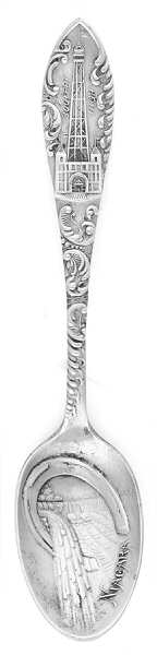 Various Sterling Souvenir Spoons Niagra Falls - No Box