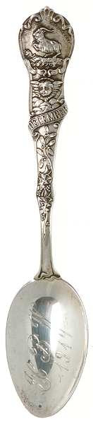 Various Sterling Souvenir Spoons Capricorn-Dec-Zodiac - No Box