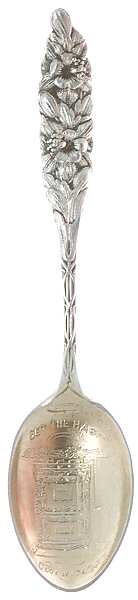 Various Sterling Souvenir Spoons Cook With Gas - No Box