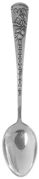 Various Sterling Souvenir Spoons Albuquerque - No Box