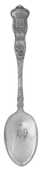 Various Sterling Souvenir Spoons Belgium - No Box