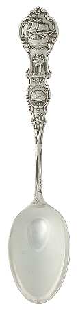 Various Sterling Souvenir Spoons Mayflower-Plymouth Rock - No Box