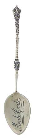 Various Sterling Souvenir Spoons Monte Carlo - No Box