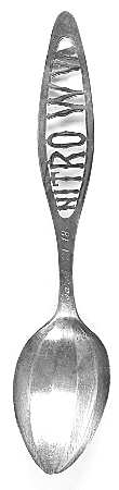 West Virginia Souvenir Spoon by Unknown Mfg Silver