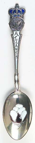 Georgia Souvenir Spoon by Unknown Mfg Silver