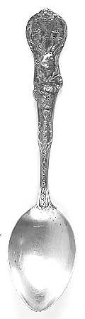 Wyoming Souvenir Spoon by Unknown Mfg Silver