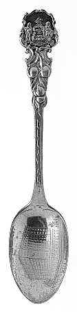 Delaware Souvenir Spoon by Unknown Mfg Silver