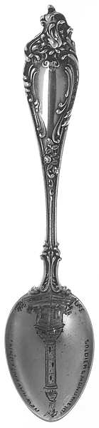 Connecticut Souvenir Spoon by Unknown Mfg Silver
