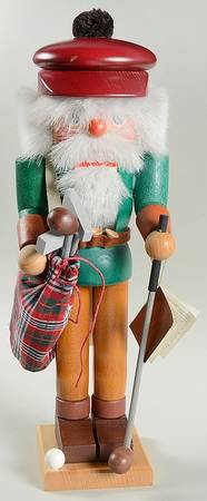 Seiffener Nutcrackers Golfer - No Box