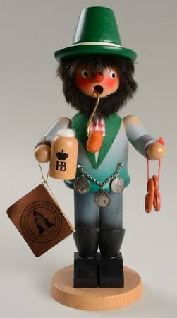 Seiffener Smokers Beer Drinker With Pretzels - Boxed