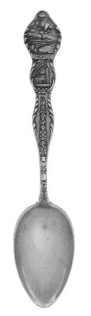 Alaska Souvenir Spoon by Unknown Mfg Silver